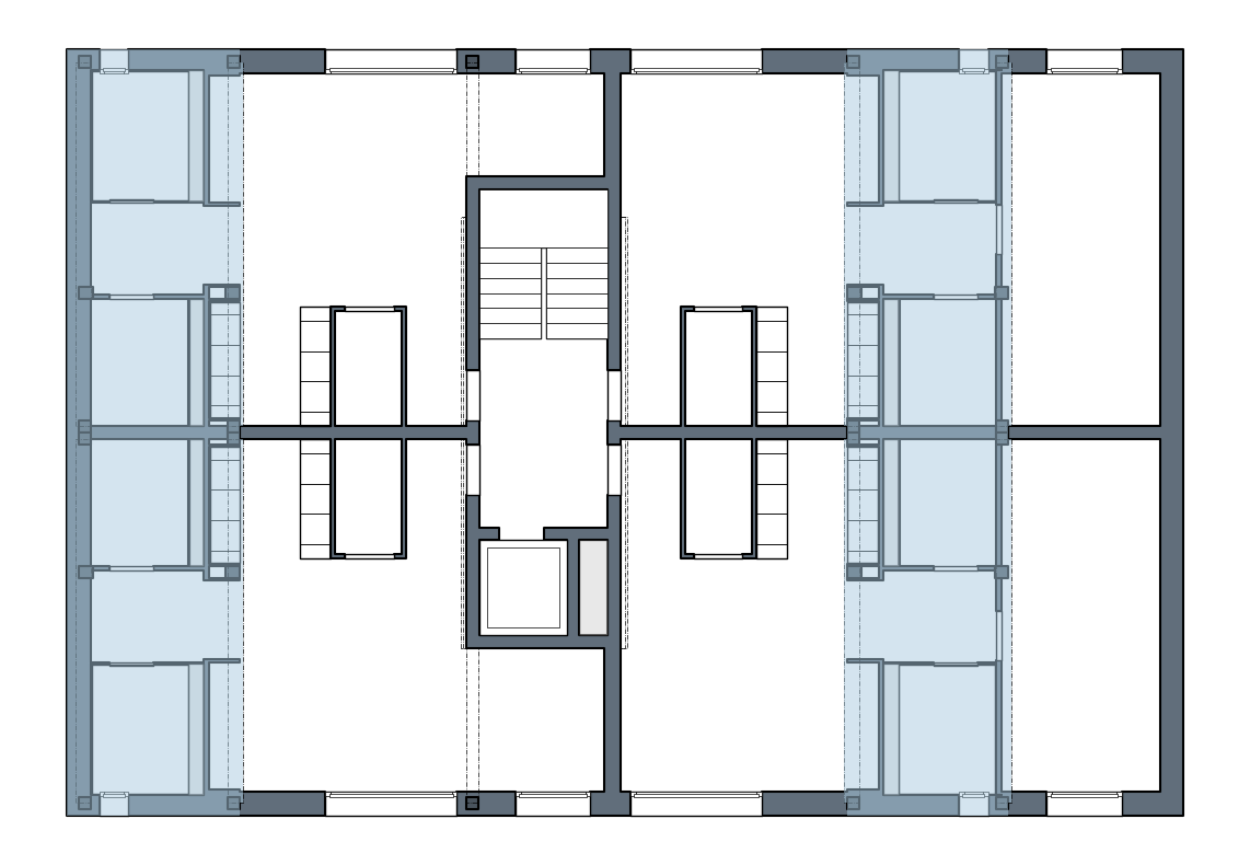 Grundriss Kern 1